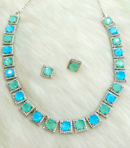 925 Sterling Silver Ocean Serenity Necklace for Women