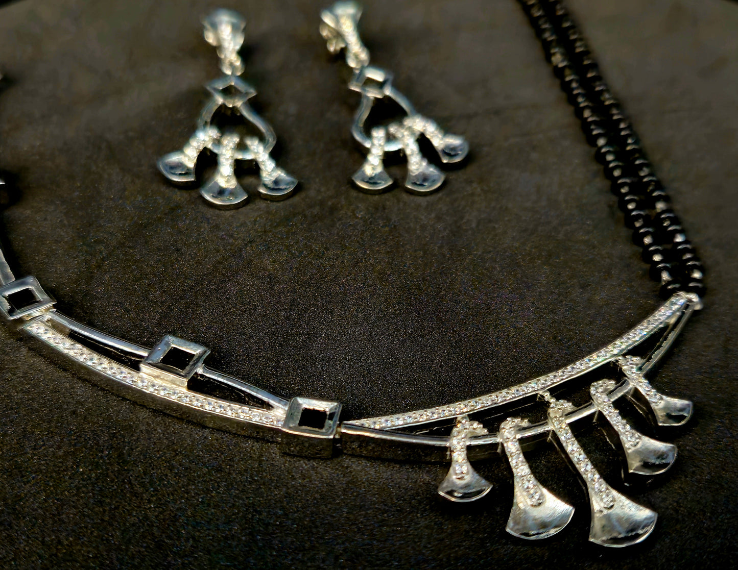 Crystal Bell Drop Necklace