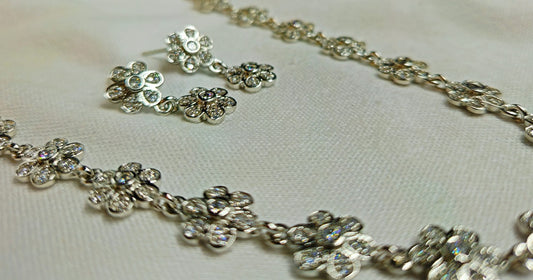 925 Sterling Silver Daisy Delight Necklace for Women