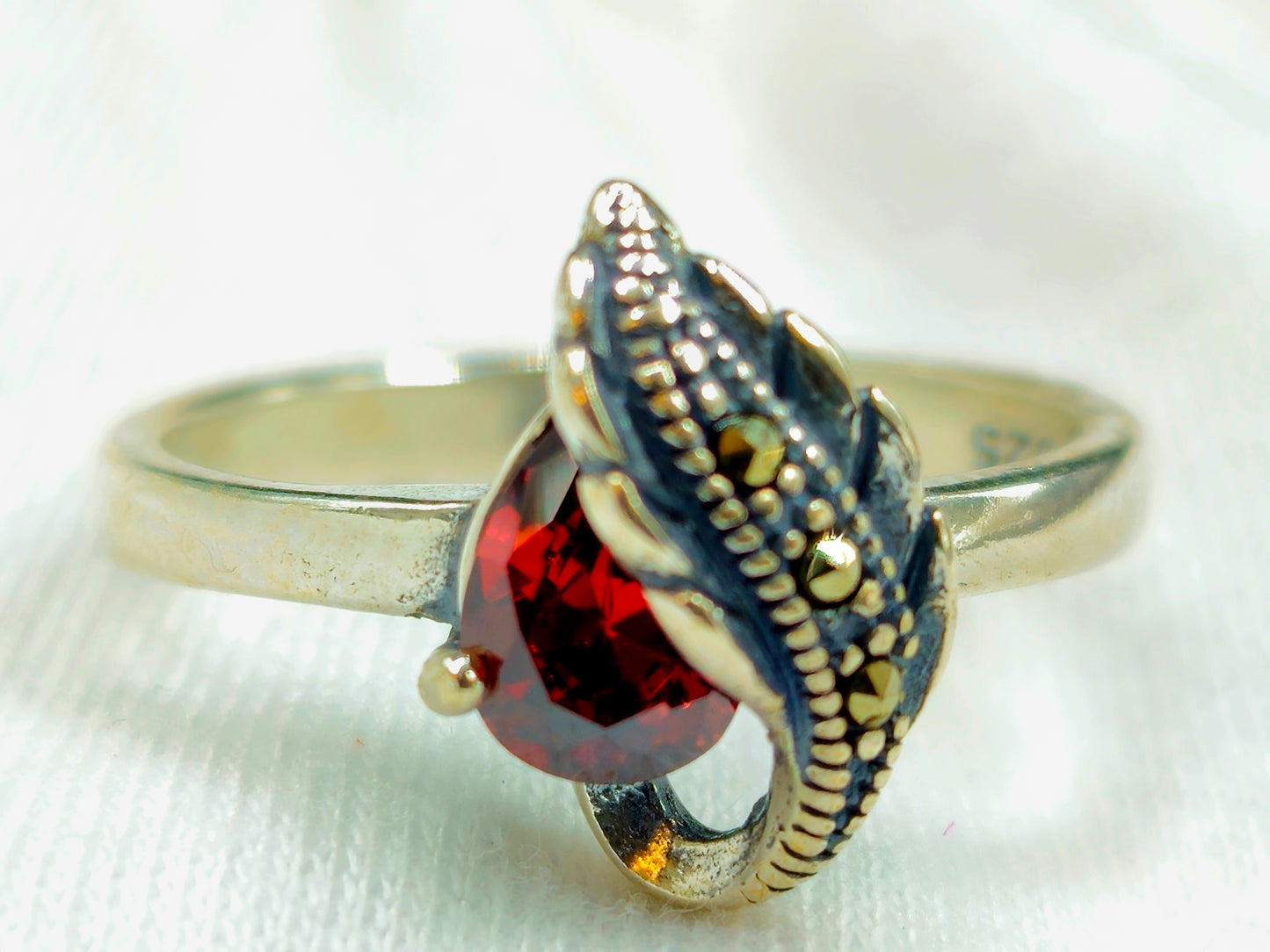 Crimson Dragon's Embrace Ring