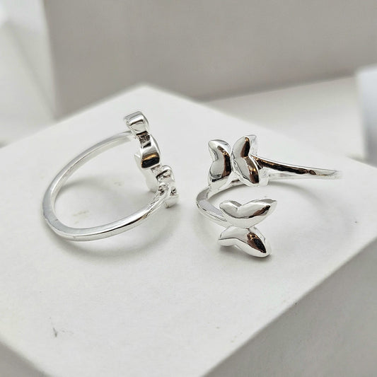 925 Sterling Silver Butterfly Toe Ring for Women Gift