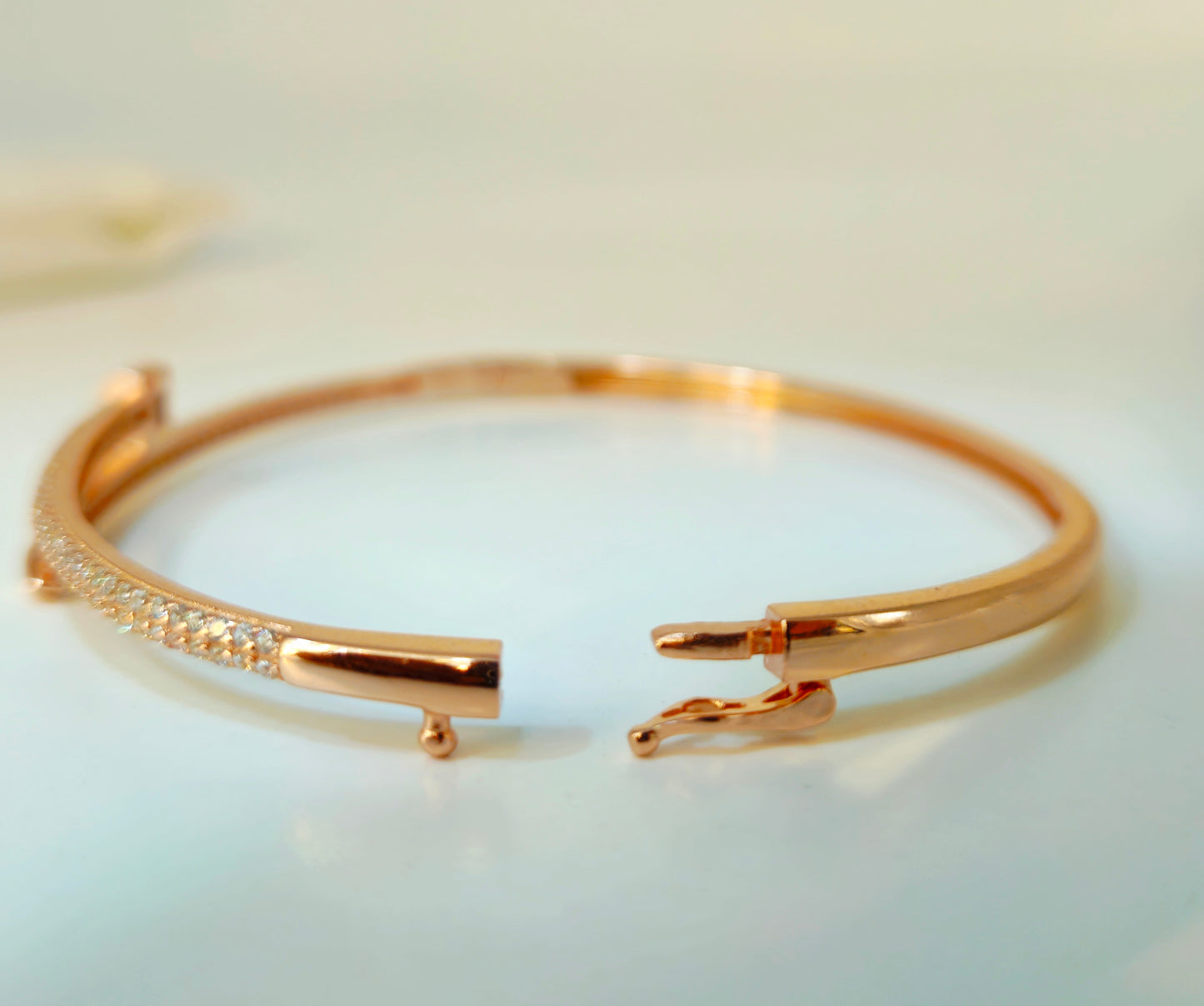 Glamorous Industrial Nail Bracelet