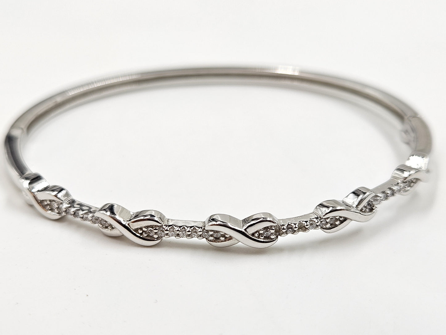 Intertwined Silver Bracelet