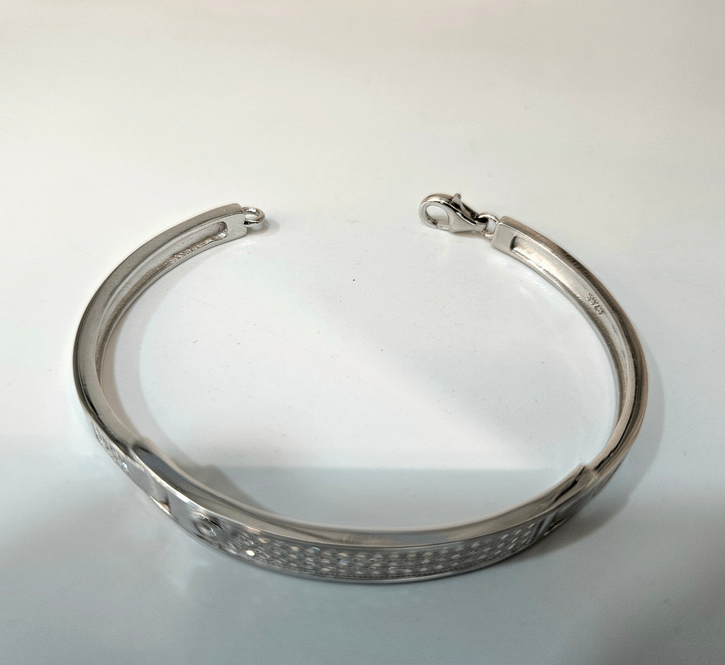 Modern Screw-Motif Cuff Bracelet