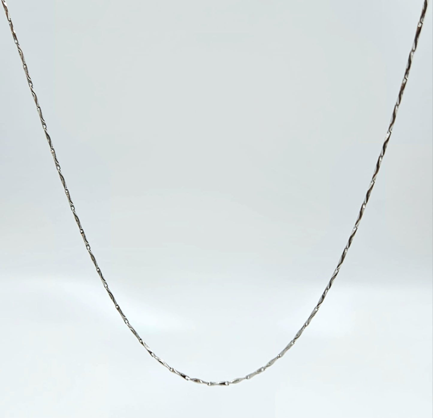 Silver Marquise Link Chain