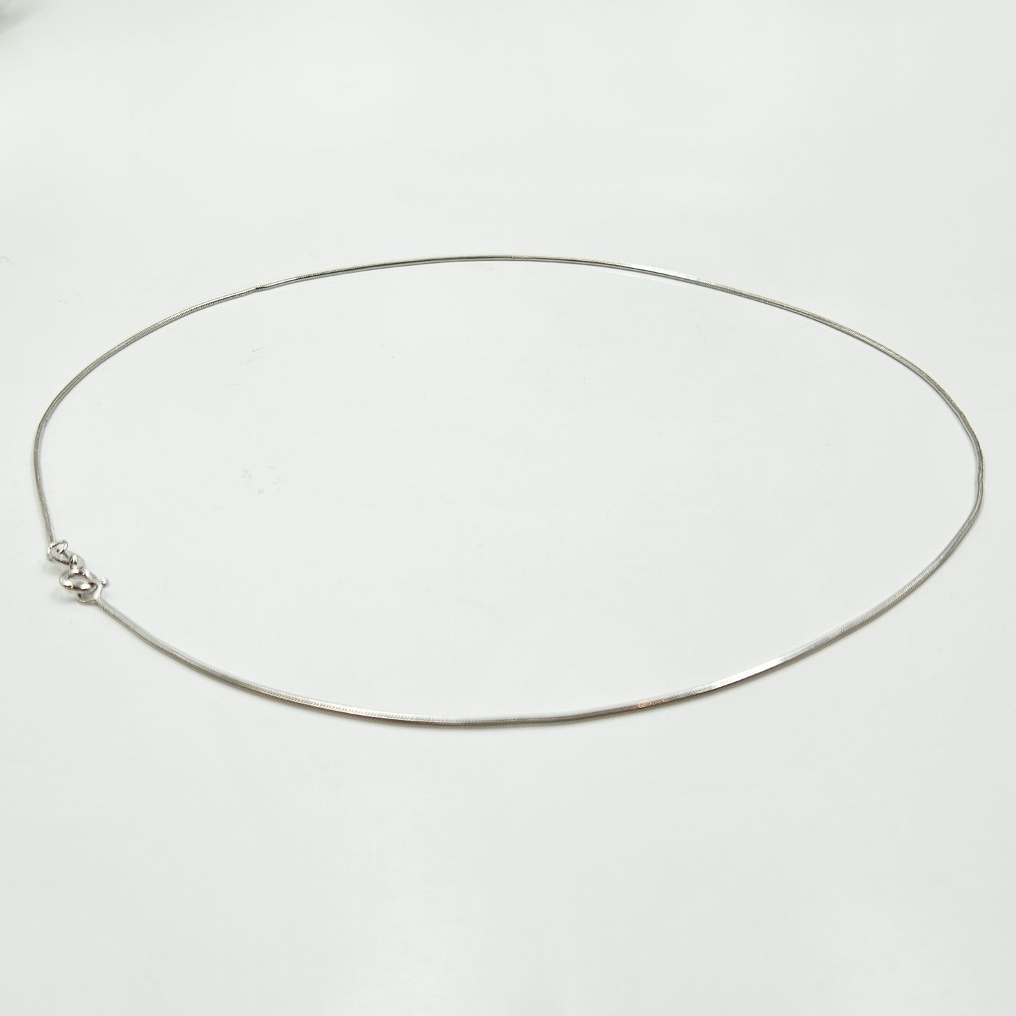 Silver Snake Chain with S-Hook Clasp