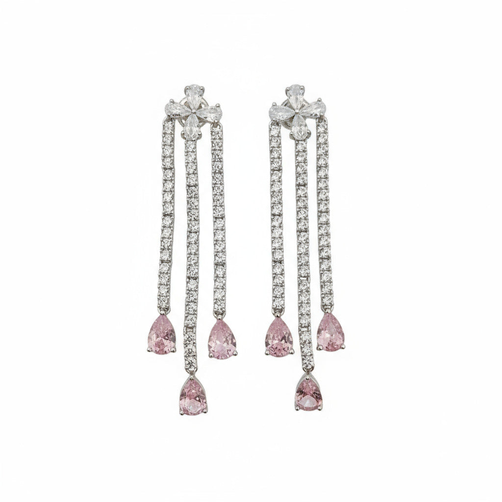 Starlit Cascade Drop Earrings