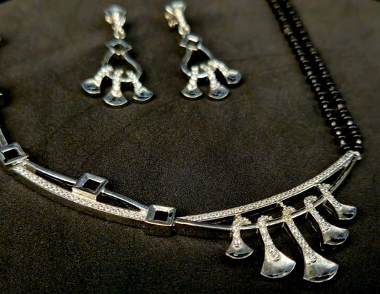 Crystal Bell Drop Necklace