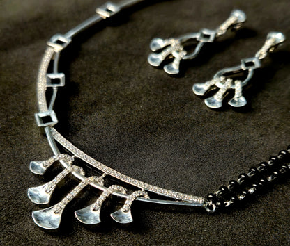 Crystal Bell Drop Necklace