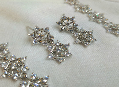 Frosted Star Cluster Necklace