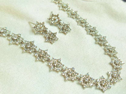 Frosted Star Cluster Necklace