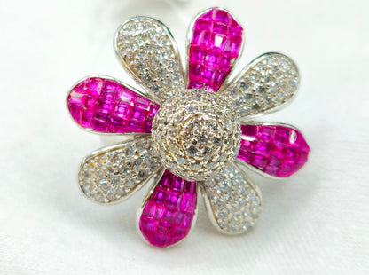 Glamorous Silver-Toned Ring