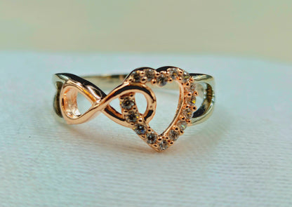Infinity Heart Ring