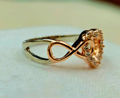 Infinity Heart Ring