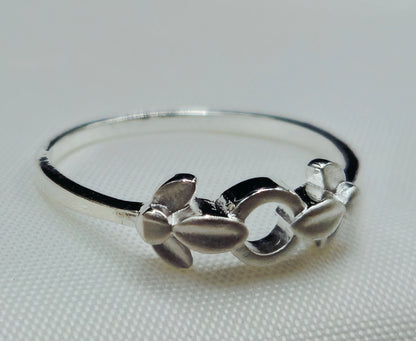 Silver Butterfly Ring