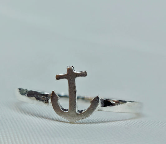 Silver Anchor Ring
