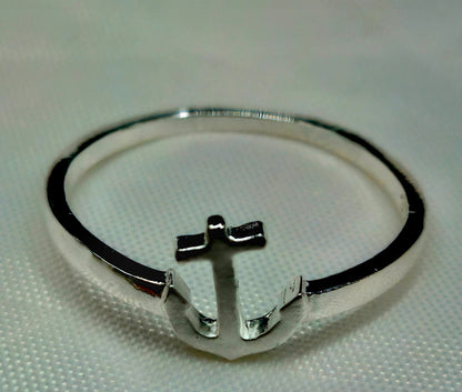 Silver Anchor Ring