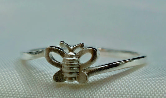 Silver Bee Ring