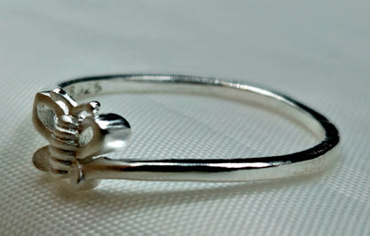 Silver Bee Ring