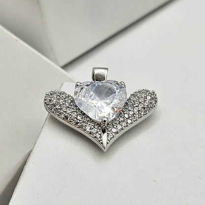 Angel Wing Heart Pendant