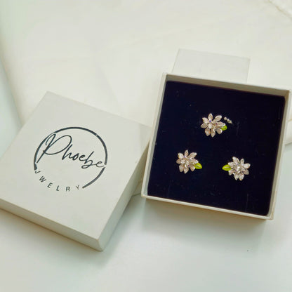 Lilac Bloom 925 Silver Set