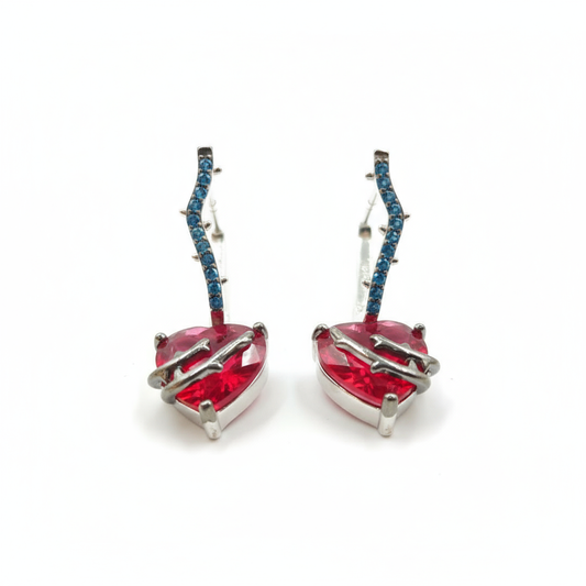 Broken Heart Sparkle Earrings