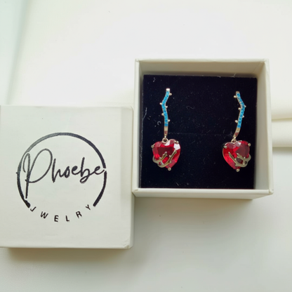 Broken Heart Sparkle Earrings