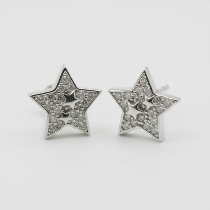 Celestial Sparkle 925 Silver Star Set