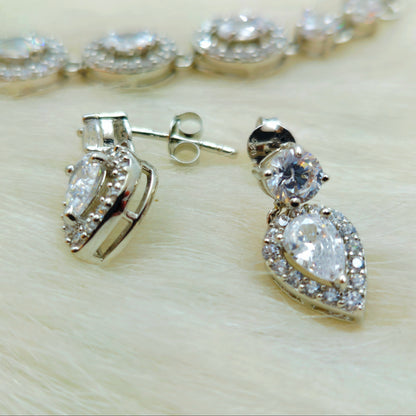 Celestial Teardrop Halo Set
