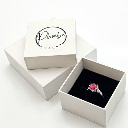 925 Sterling Silver Cocktail Ring for Women | Colorful Stone Design