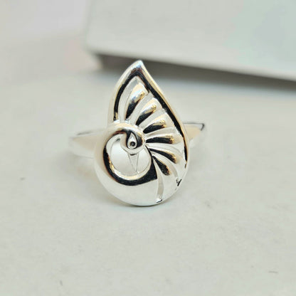 Finesse Peacock Ring