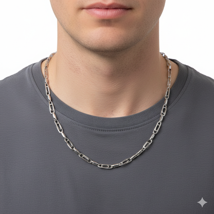 Elongated Oval Link Chain