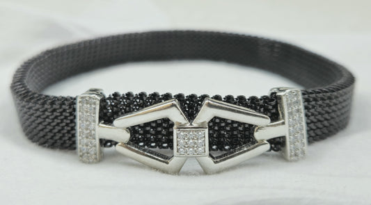 Geometric Diamond Bracelet