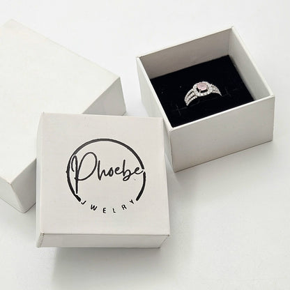 Halo Ring With A Split Shank Band