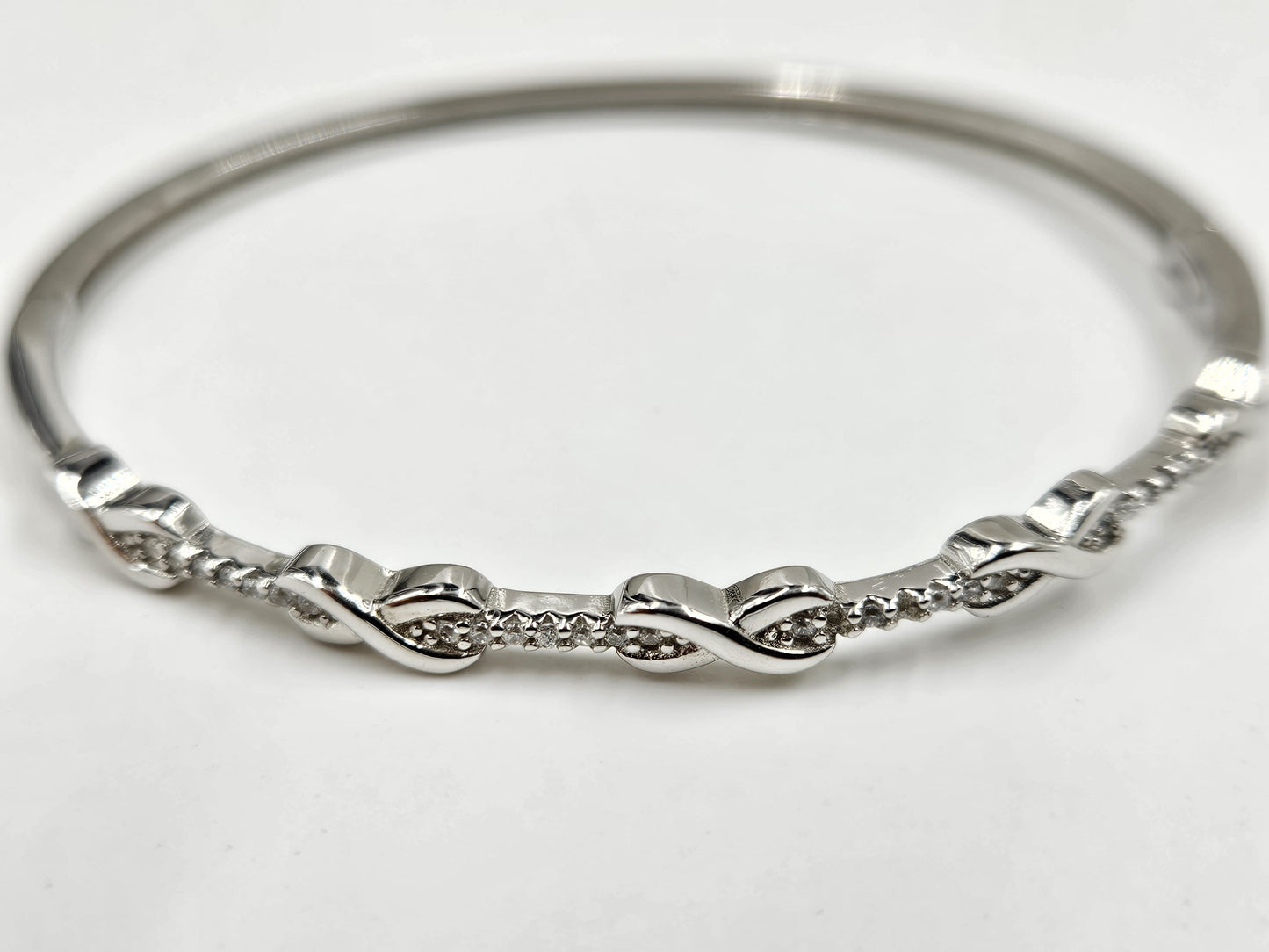 Intertwined Silver Bracelet