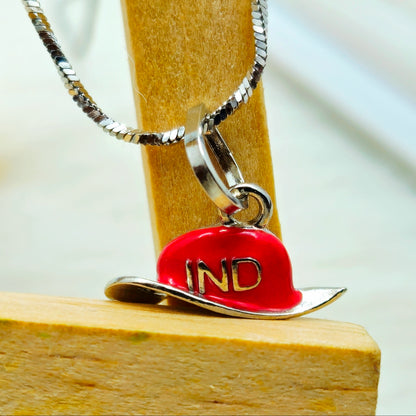 Indie Red Hat Charm Pendant