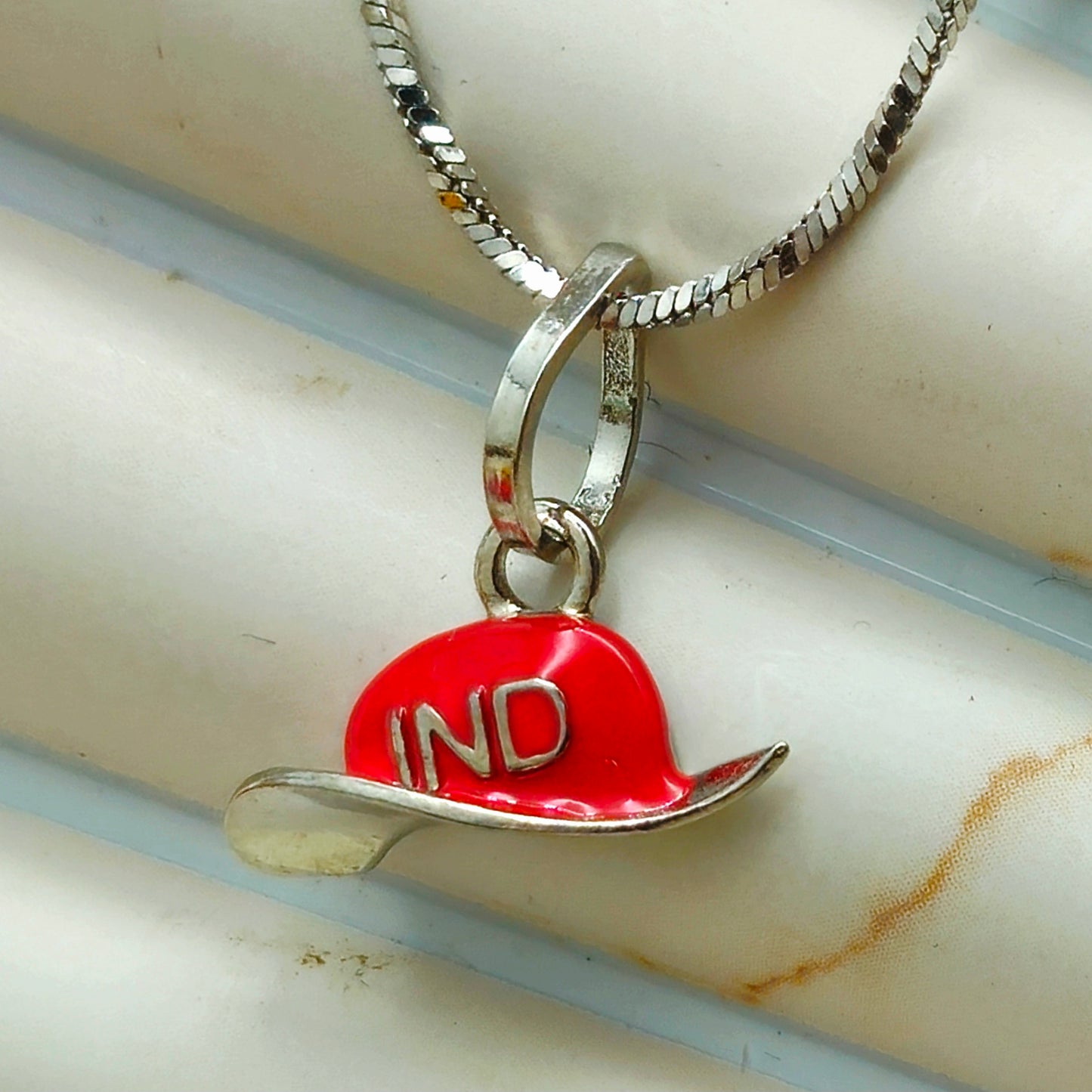 Indie Red Hat Charm Pendant