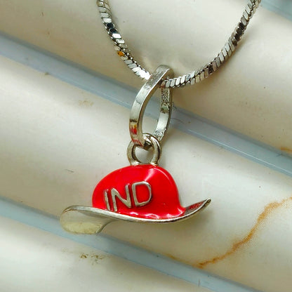 Indie Red Hat Charm Pendant