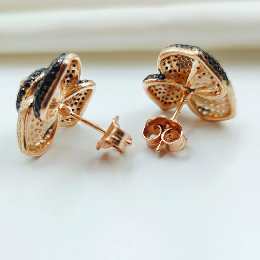 Noir Blossom Studs