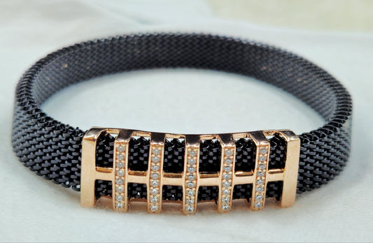Rose Gold Ladder Bracelet