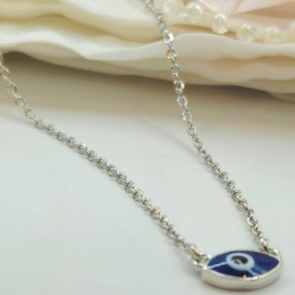 Silver Evil Eye Pendant