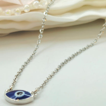 Silver Evil Eye Pendant