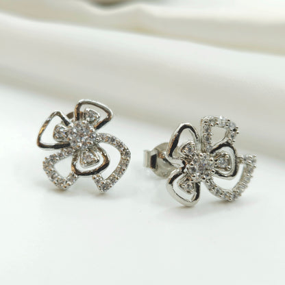 Floral Diamond Pendant Set