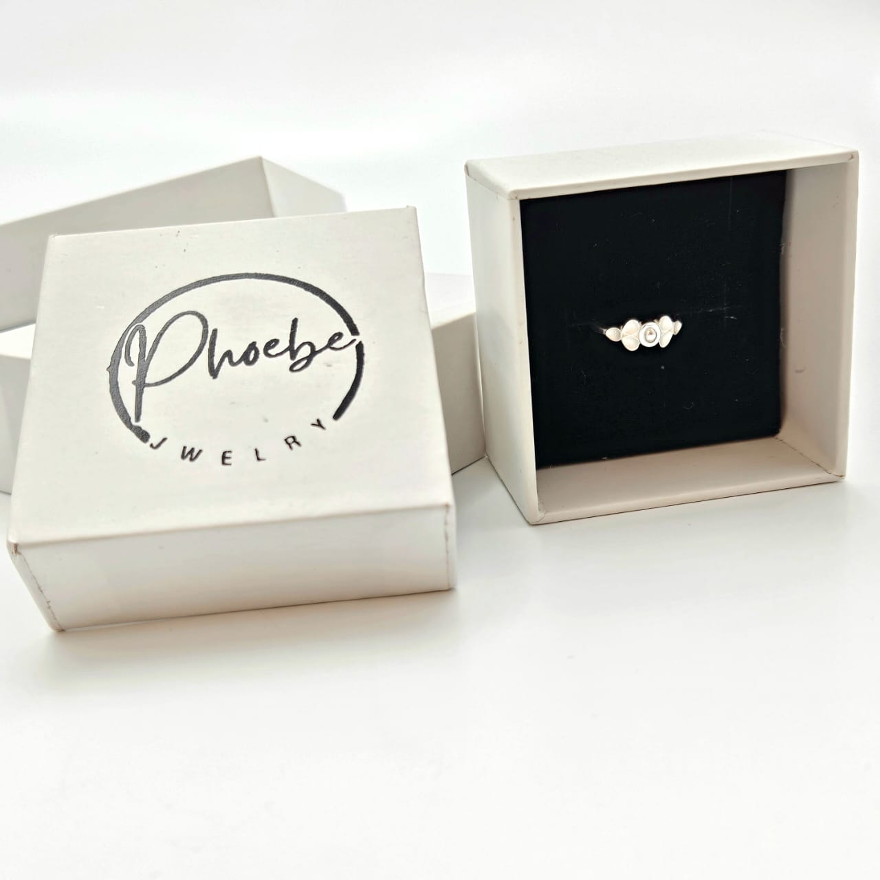 Silver Petal Ring