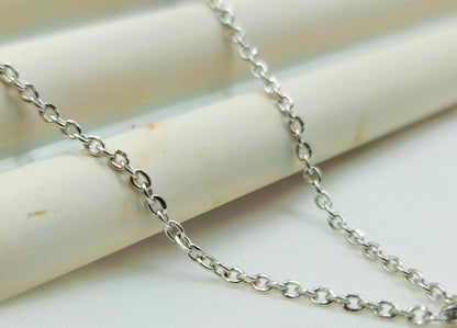 Silver Sideways Heart Pendant with Rose Solitaire