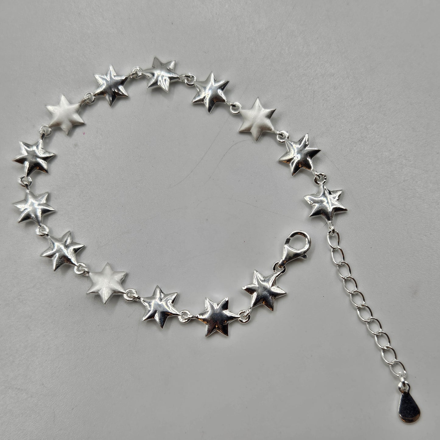 Silver Star Link Bracelet