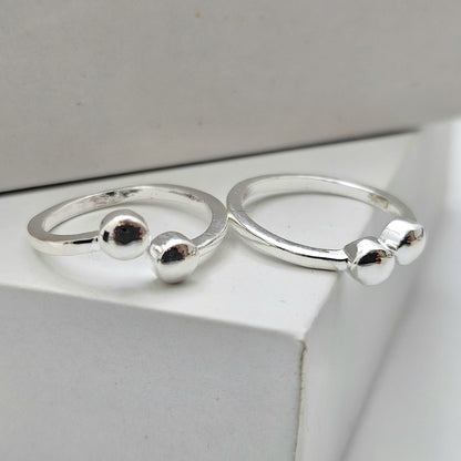 Sterling Silver Open-Ball Toe Ring