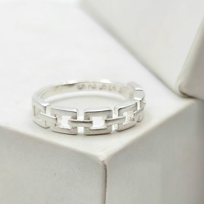 Sterling Silver Chain Link Baby Ring