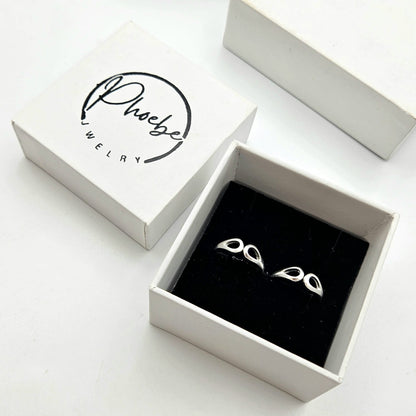 Sterling Silver Open-Teardrop Toe Ring