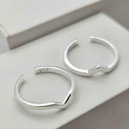 Sterling Silver V-Shaped Toe Ring